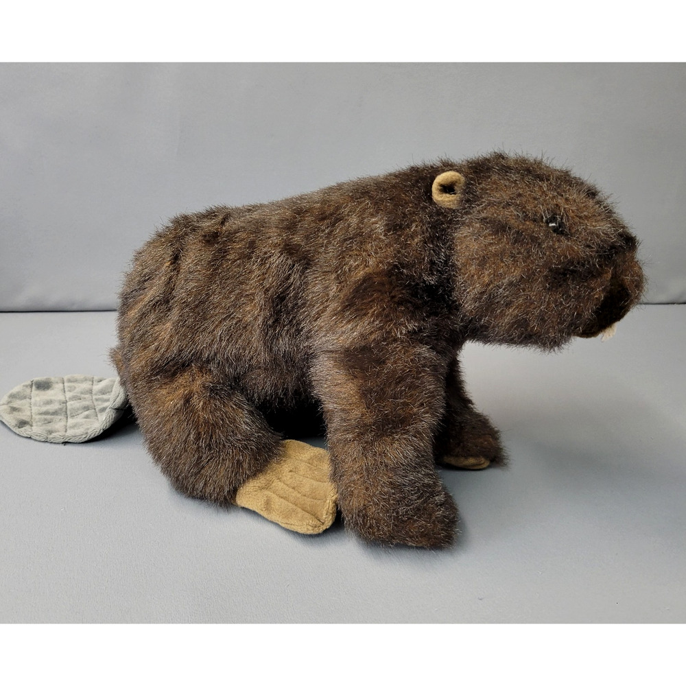 Wild Republic Beaver Plush Stuffed Animal Realistic Toy 18" 2010‎ Collectable